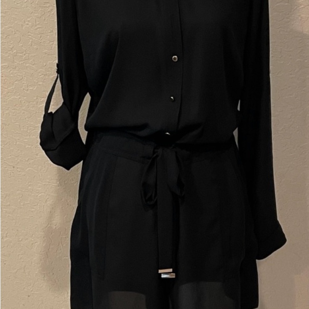 Jennifer Lopez Black Tie Romper